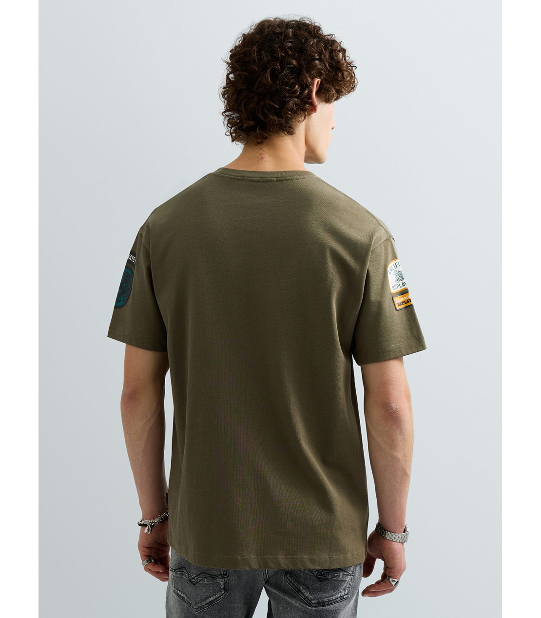 TOKYOパッチ リラックスTシャツ 詳細画像 モスグリーン 3